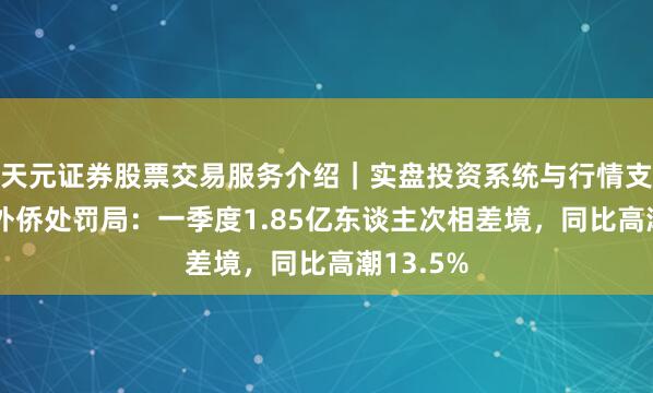 天元证券股票交易服务介绍｜实盘投资系统与行情支持 国度外侨处罚局：一季度1.85亿东谈主次相差境，同比高潮13.5%